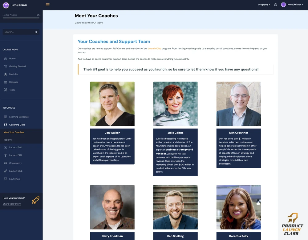 Meet your coaches in coaching calls